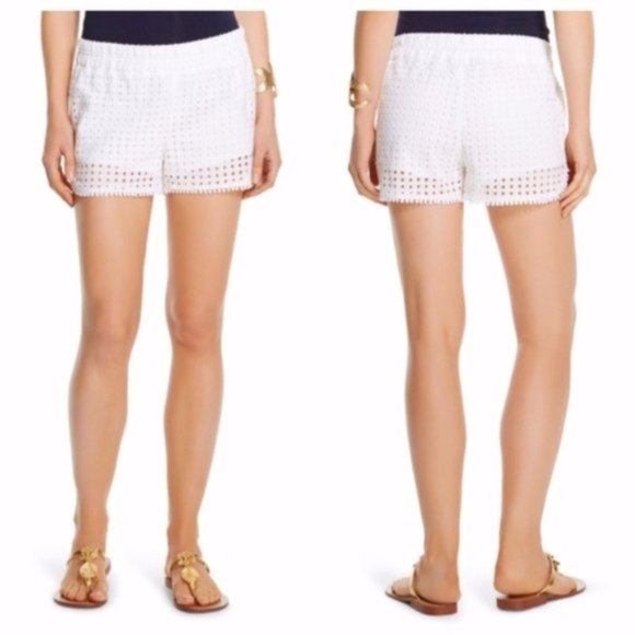 Lilly Pulitzer for Target White Eyelet Shorts - Picture 2 of 7